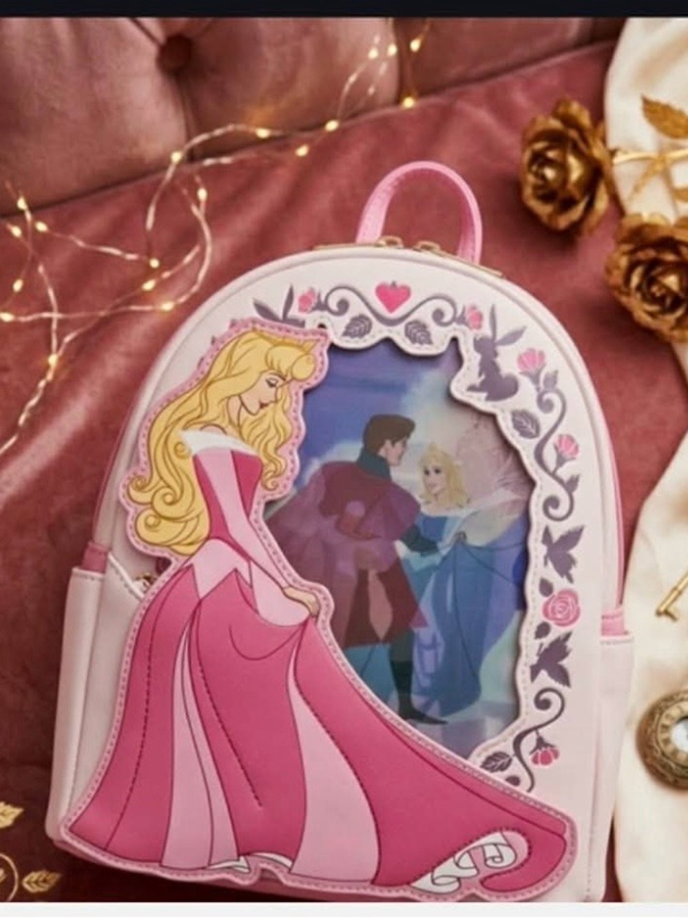 707Street Loungfly Pink
Sleeping Beauty Aurora Mini
Backpack